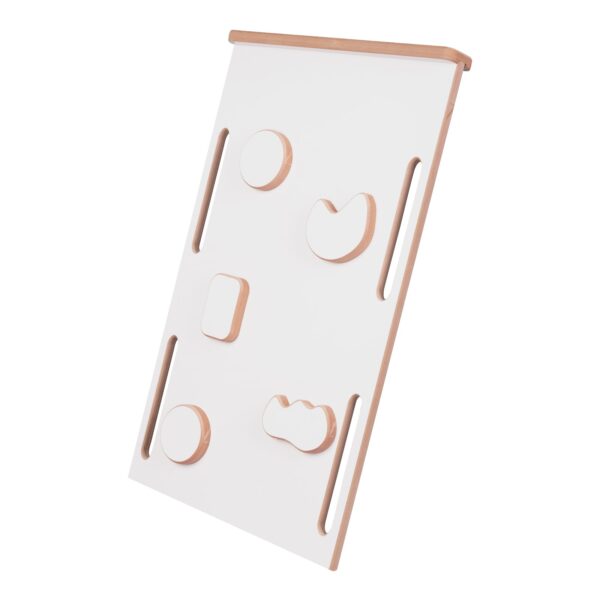 Kletterwand und Rutsche für Montessori-Wippe L und XL aus Holz