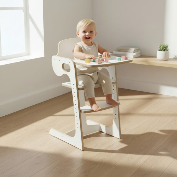 Lernturm Kinder weiß – CE-zertifiziert, höhenverstellbar, kostenloser Versand