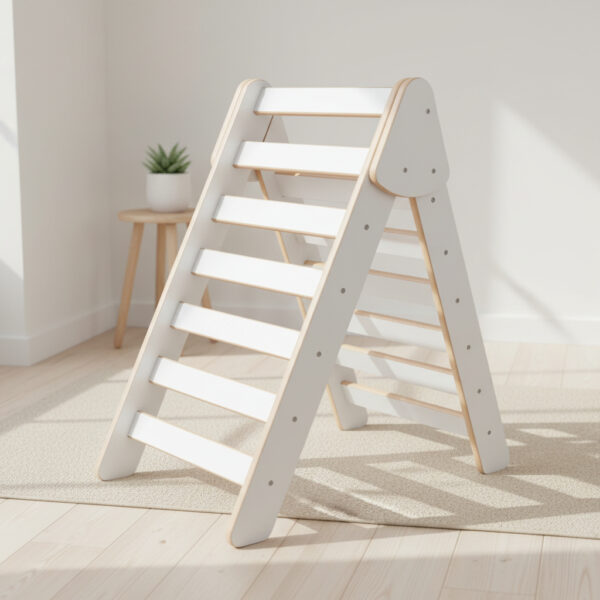 Pikler / Holzleiter für Kinder - Home Playground Dreieck Kletterdreieck Klappbares Indoor Klettergerüst