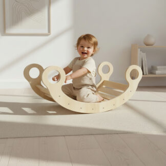 Montessori Wippe M aus Holz – CE-zertifiziert, stabil, kostenloser Versand